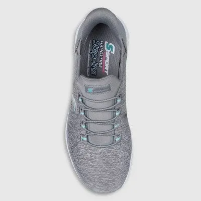 New - S Sport By Skechers Women's Syrka Step-Ins Sneakers - Gray 9.5