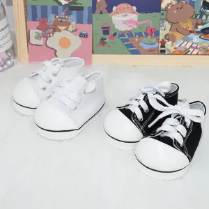 niannyyhouse 40cm Plush Doll Canvas Shoes Length 8.5cm Doll Accessories Dress Up