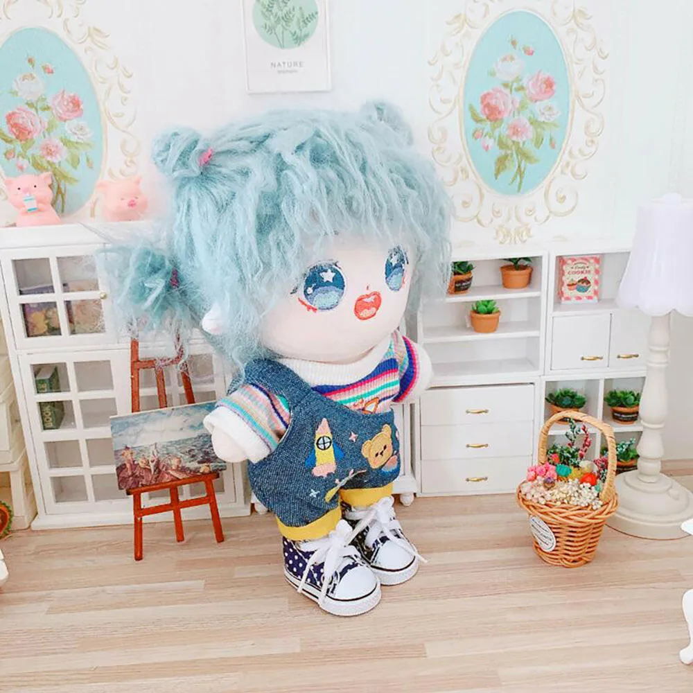 niannyyhouse Canvas Shoes 8in 20cm Plush Doll 1/6BJD Accessories