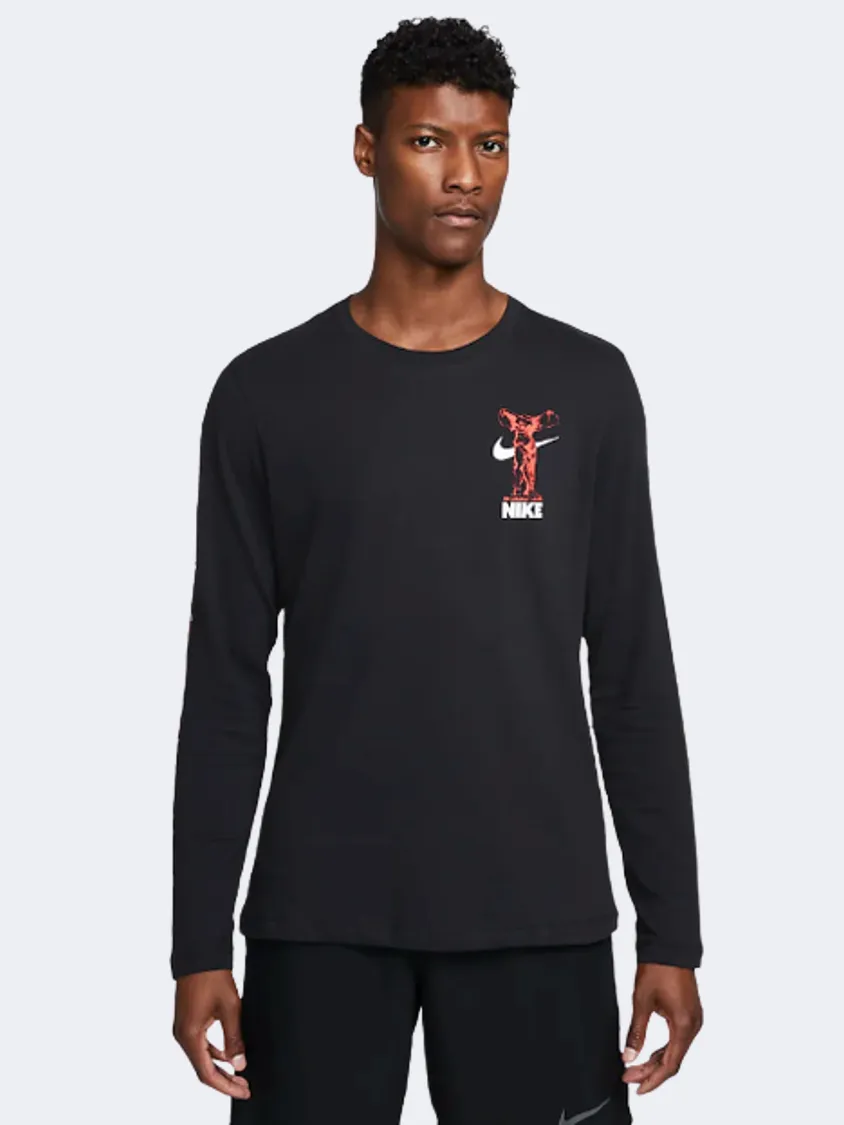 Nike Dri-Fit "Wild Card" Men Training Long Sleeve Black