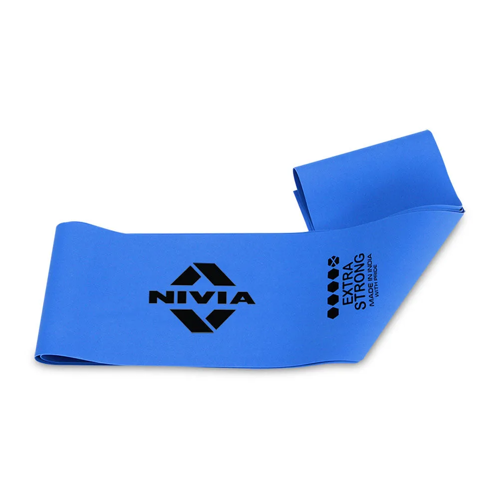 Nivia Variable Resistance Exercise Bands (Pack Of 3) - Strong