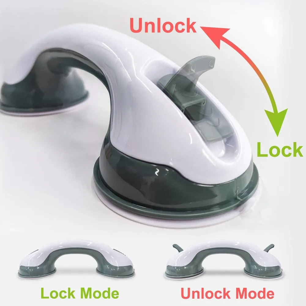 Non-Slip Suction Grip Shower Handle