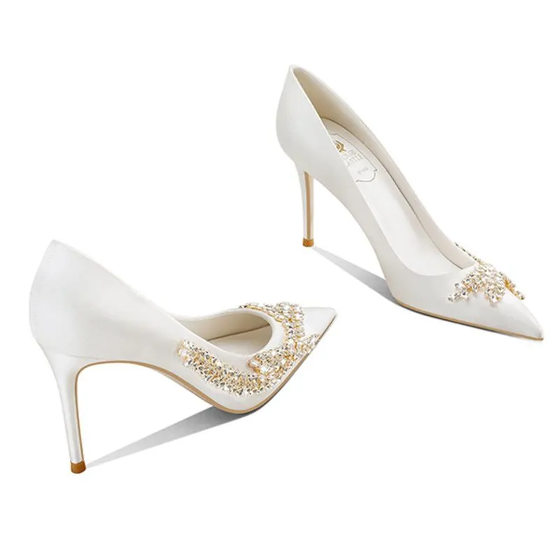 Nude Heels for Wedding High Heel Shoes