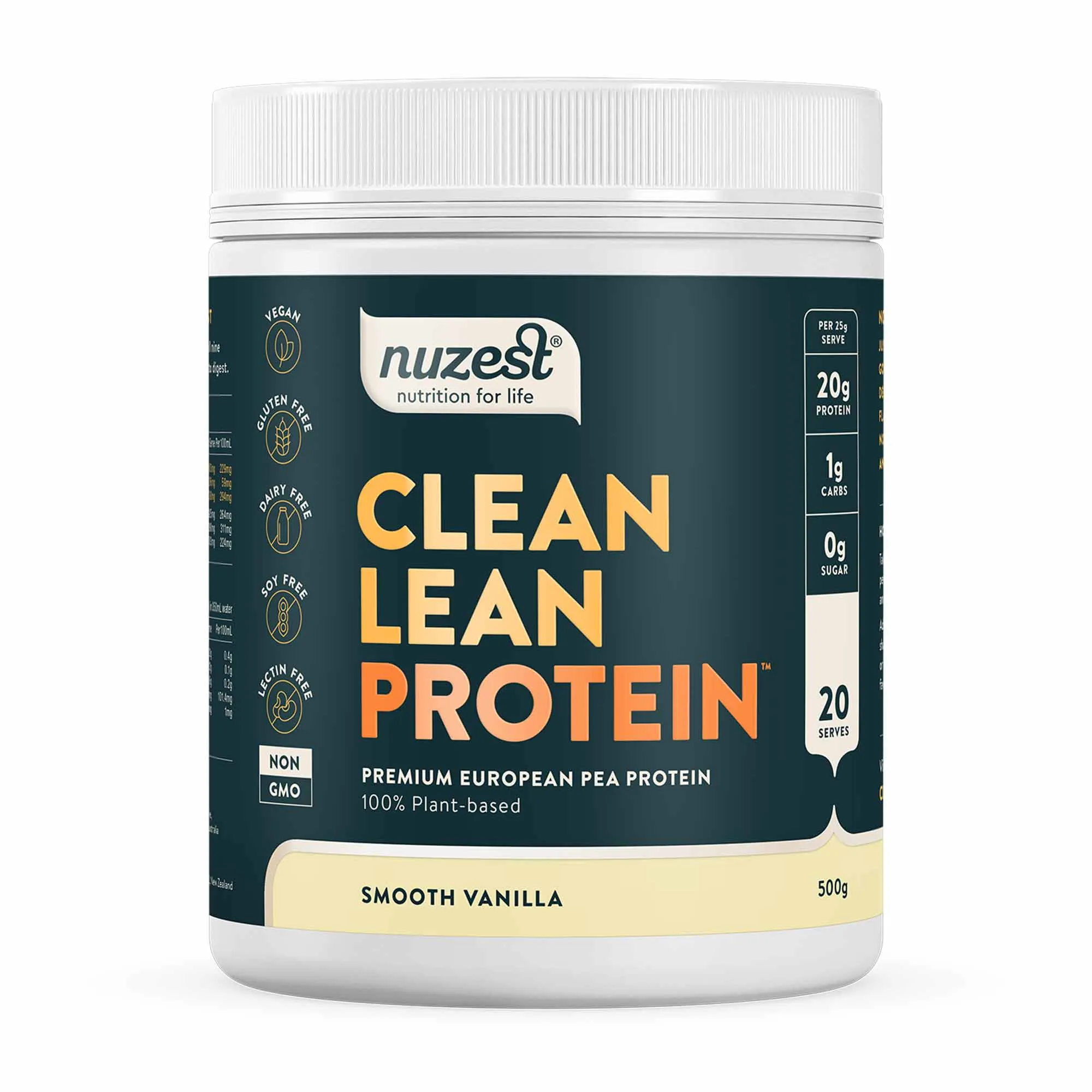 Nuzest Clean Lean Protein Smooth Vanilla 500g