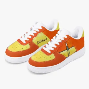 On Course Low-Top Leather Sports Sneakers