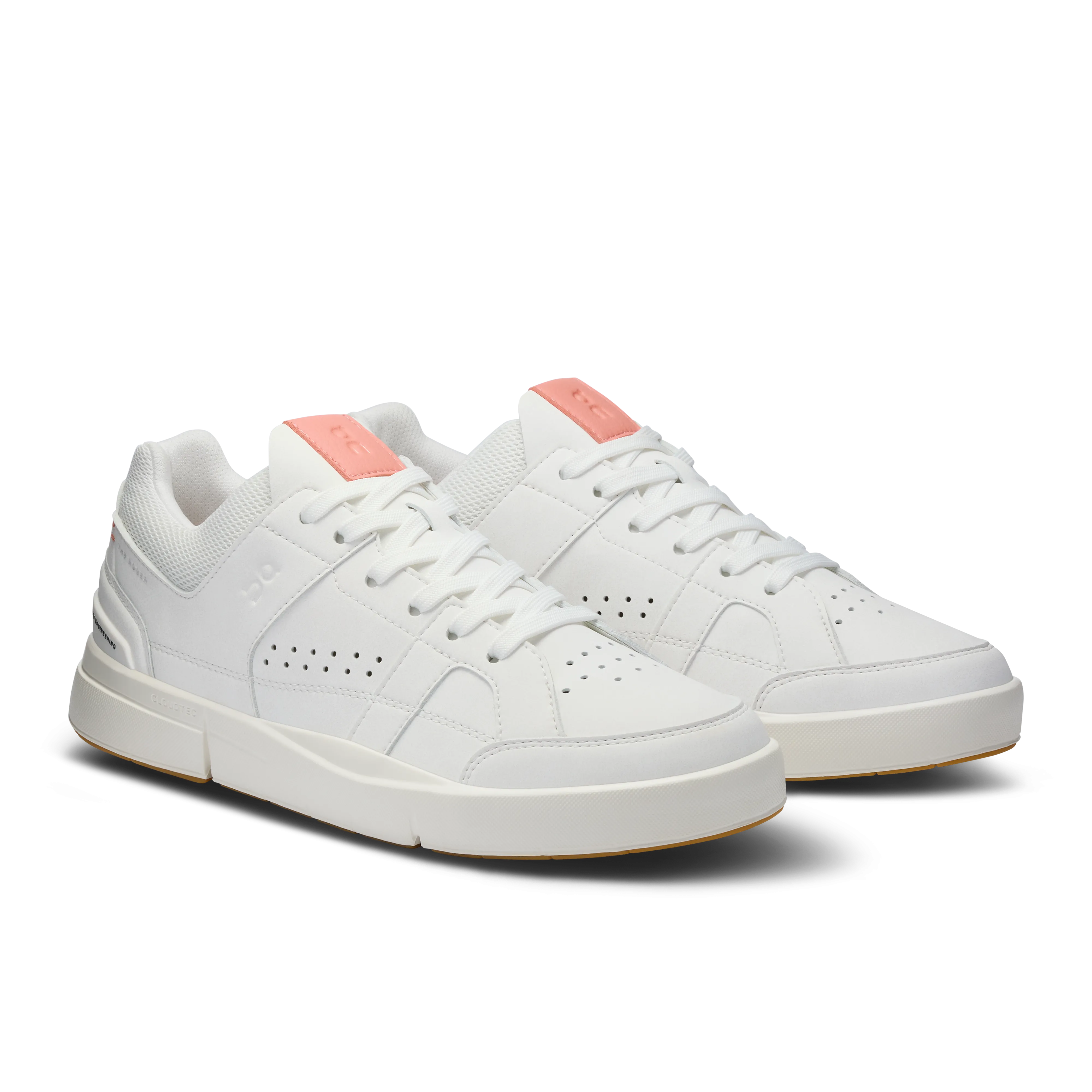 On Running Women's The Roger Clubhouse Shoes - White / Flamingo