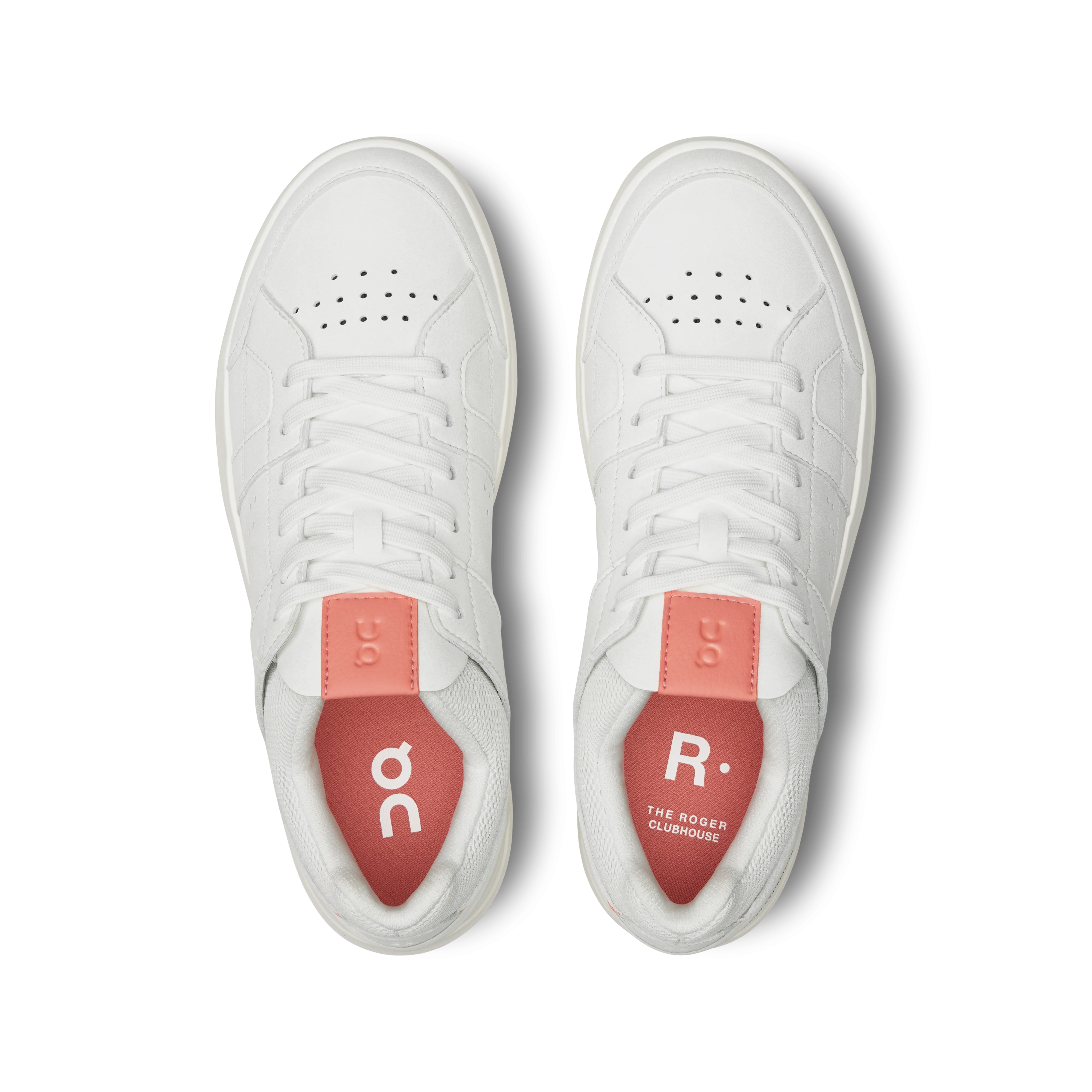 On Running Women's The Roger Clubhouse Shoes - White / Flamingo