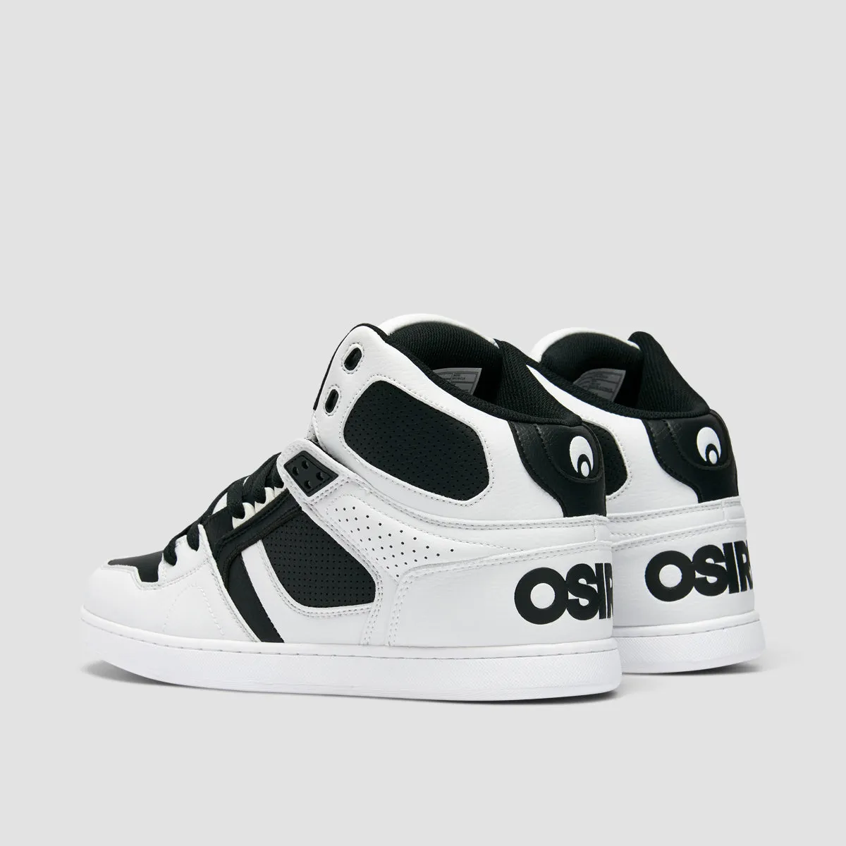 Osiris NYC 83 CLK High Top Shoes - White/Black/White