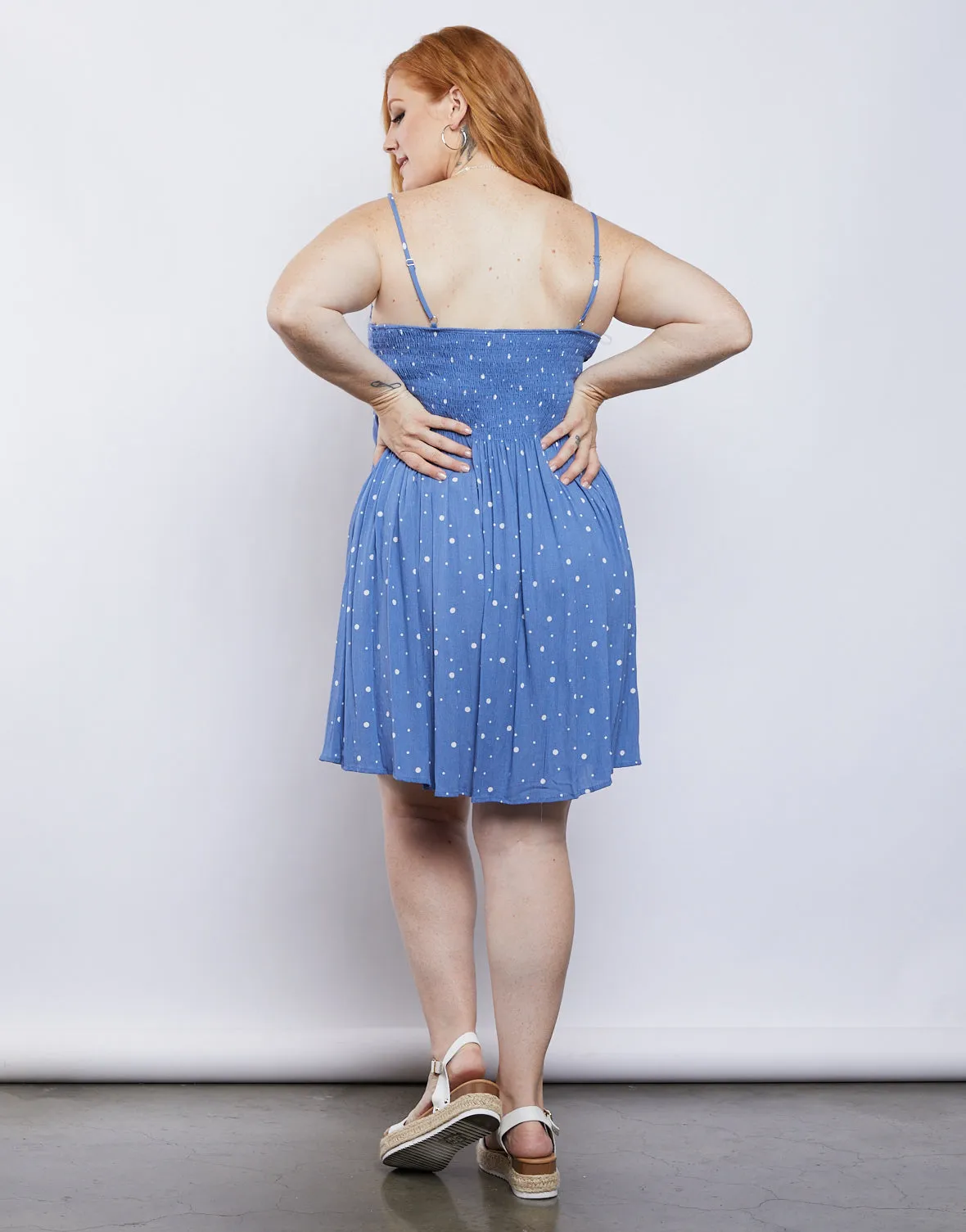 Plus Size On the Dot Sundress