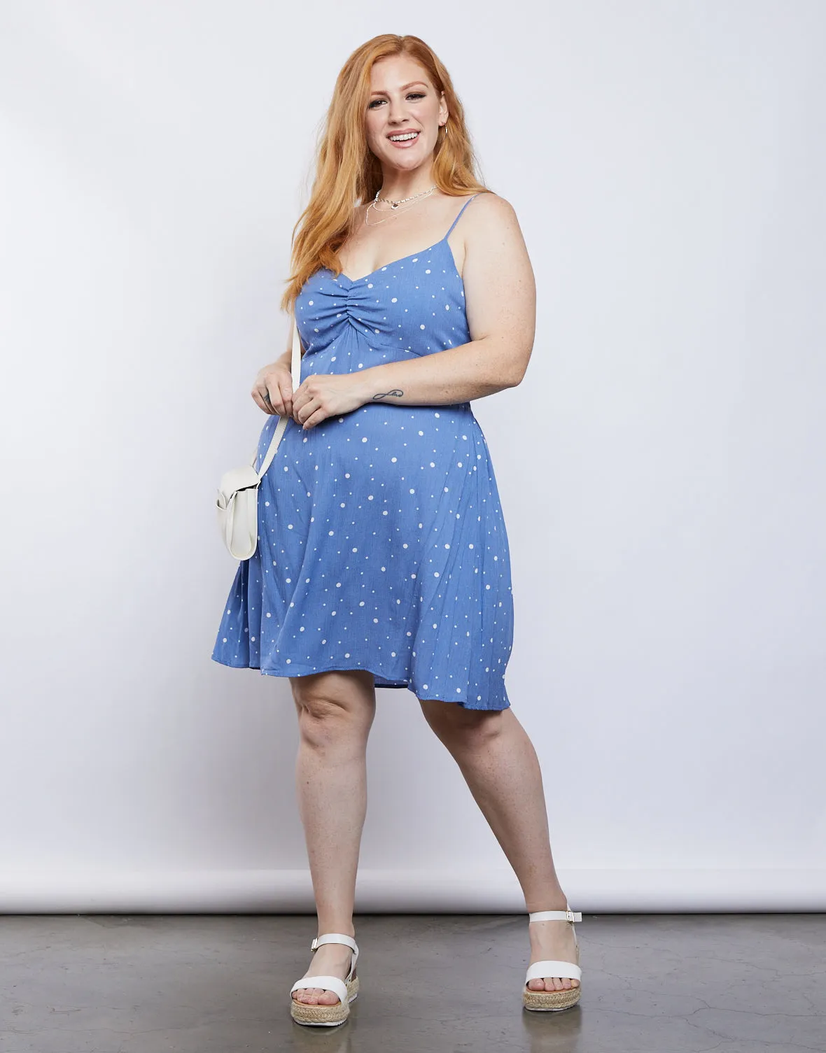 Plus Size On the Dot Sundress