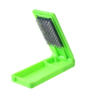 Portable folding Suede Wire Cleaners Dance Shoes Cleaning Brush