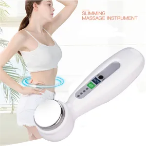 Portable Ultrasonic Vibration Waist Weight Loss Household Therapy Slimmer Instrument Cavitation Fat Removal Shaper Skin Wrinkle