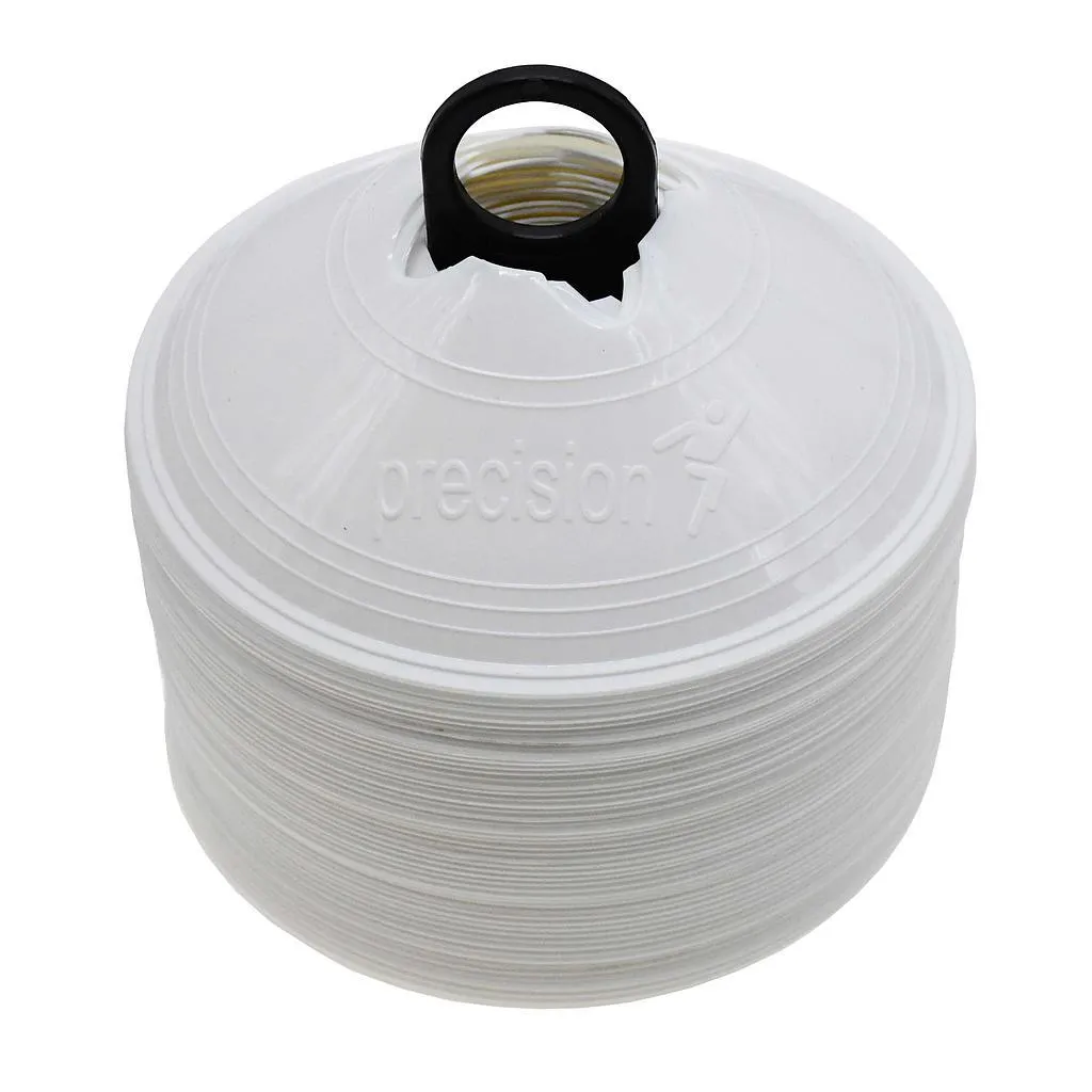 Precision Saucer Cones White (Set of 50)