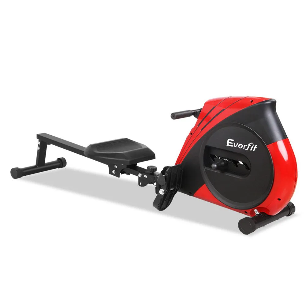 Quiet 4-Level Rowing Machine, LCD, Foldable, Everfit