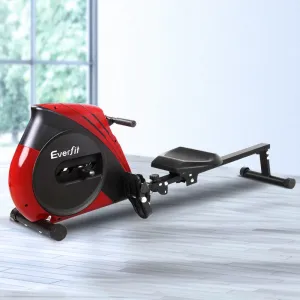 Quiet 4-Level Rowing Machine, LCD, Foldable, Everfit