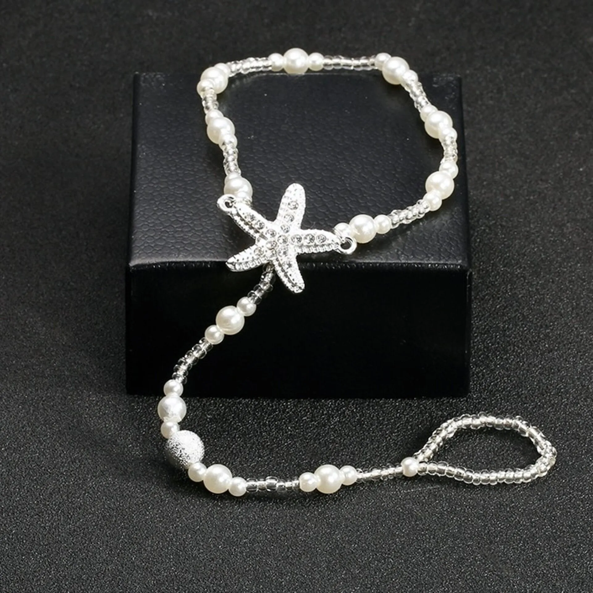 "Playa" - Wedding Pearl Barefoot Sandals