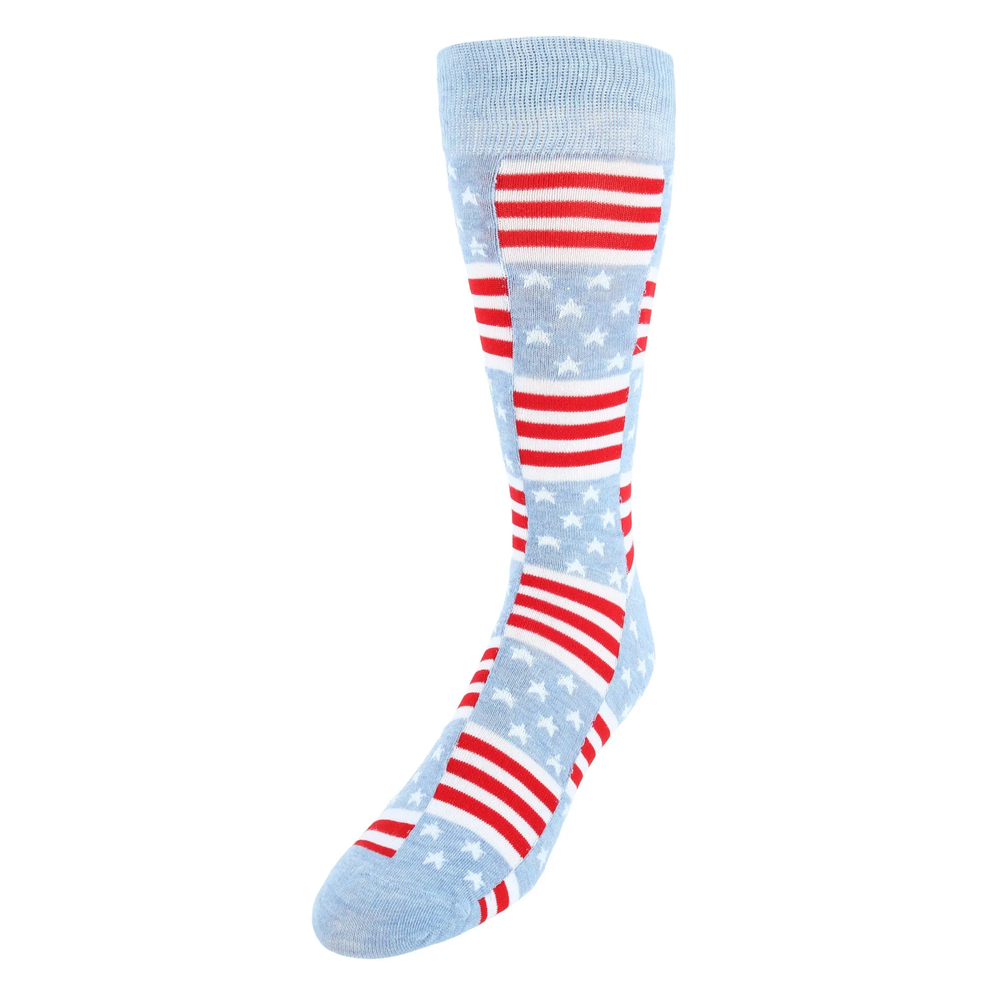 Red White & Crew Men's Pattern Novelty Crew Socks (3 Pair Pack)