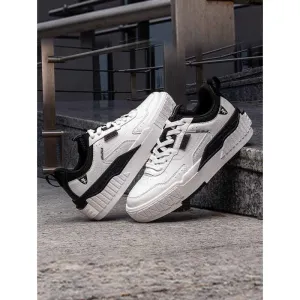 RedTape Solid Casual Sneaker Shoes For Women | Elegant White and Black Design with Comfort-Enhancing Features