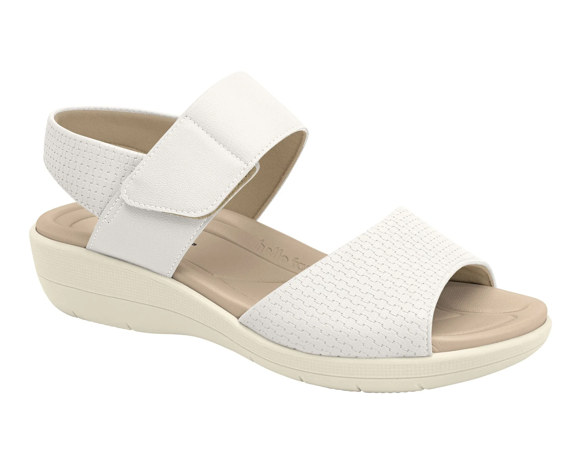 Ref: 239016-16 Goodbye to standards, Hello to freedom Relieves and prevents pain caused by inflammation of the plantar fascia. Beauty and comfort in every step in stretch soft trisse branco