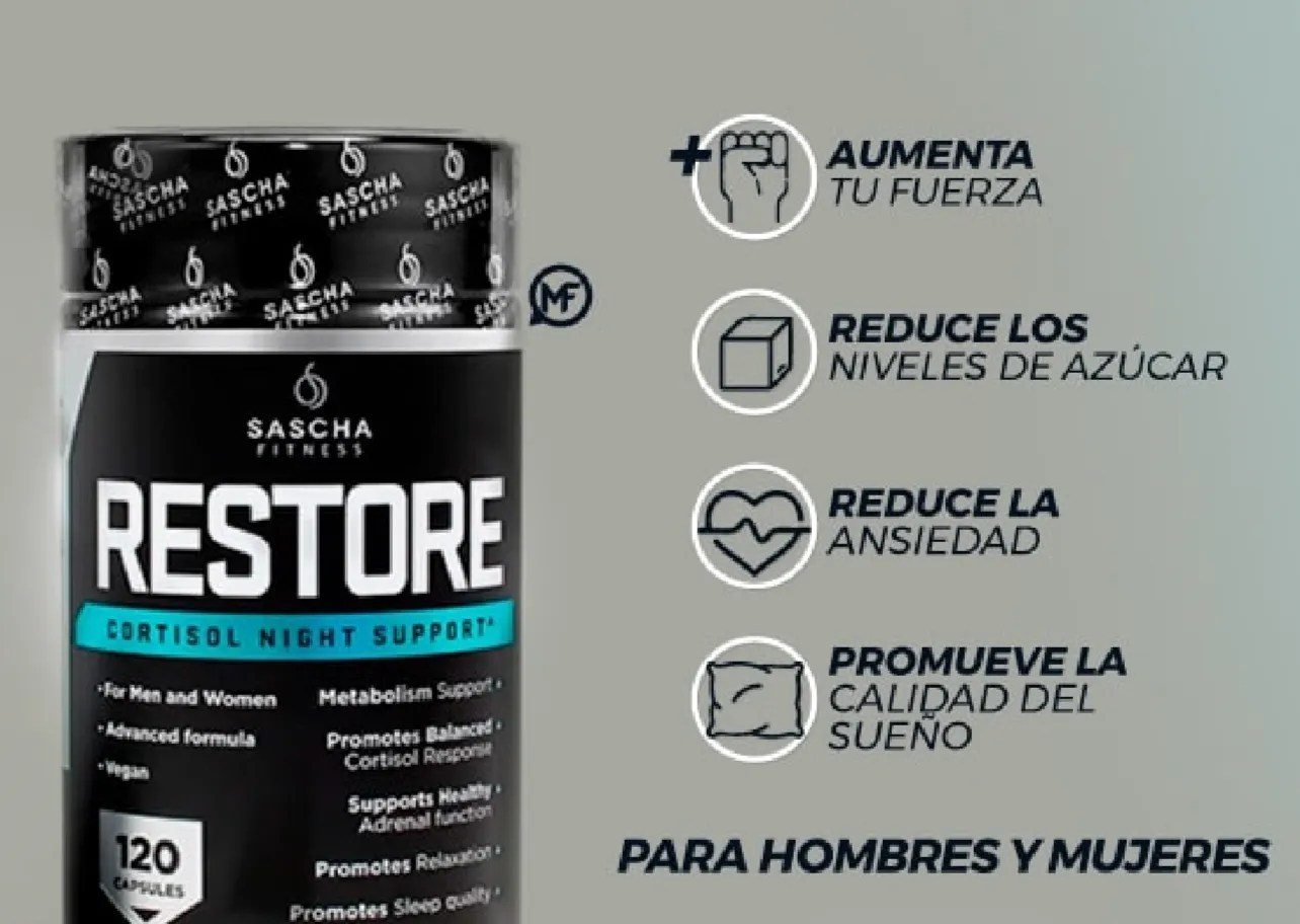 Restore Sascha Fitness (NUEVO PRODUCTO)