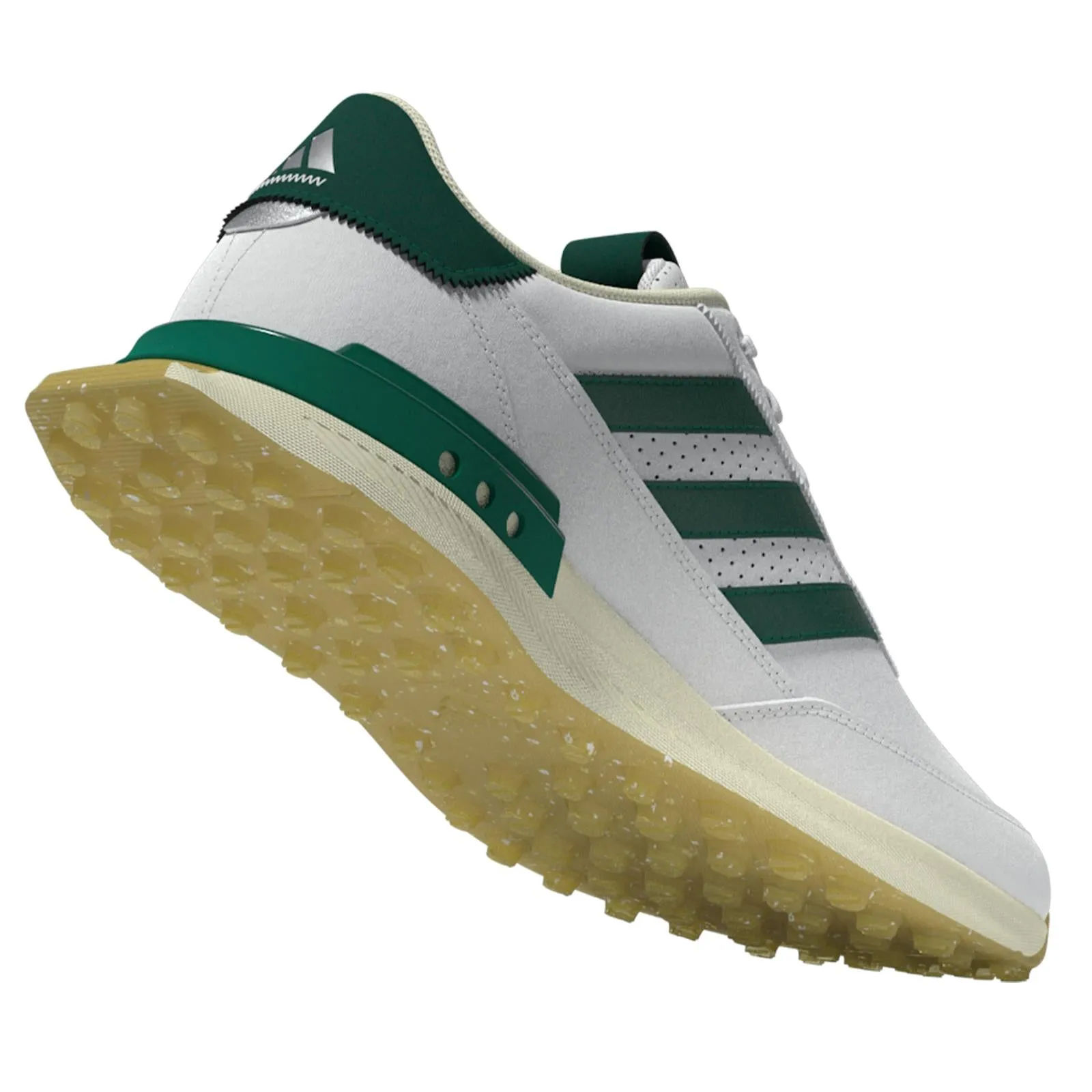 S2G Spikeless Leather 24 Golf Shoes White/Green/Gum - 2024