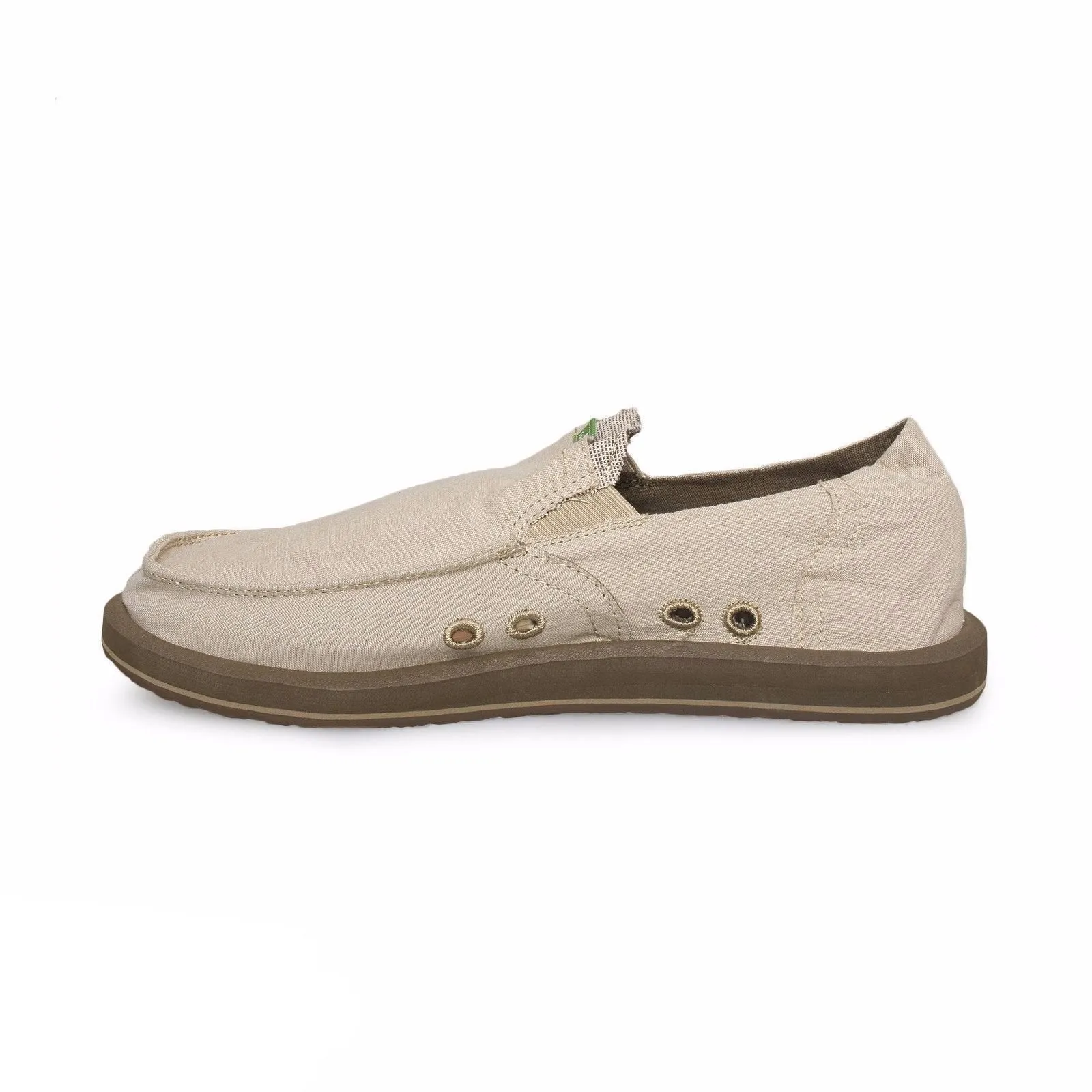 Sanuk Pick Pocket Tan Chambray Shoes