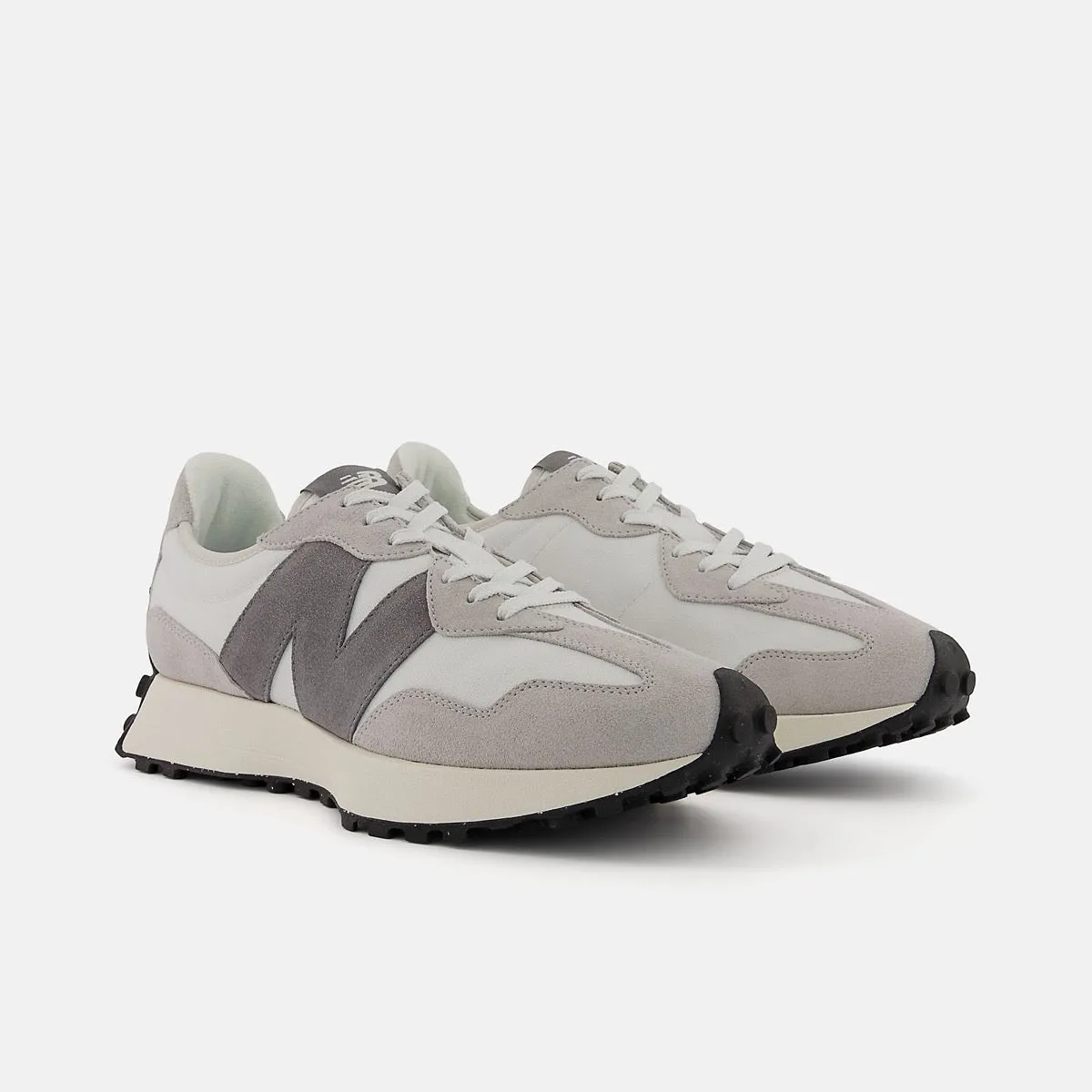 Scarpe Uomo NEW BALANCE Sneakers 327 in Suede e Mesh colore Nimbus Cloud e Rain Cloud