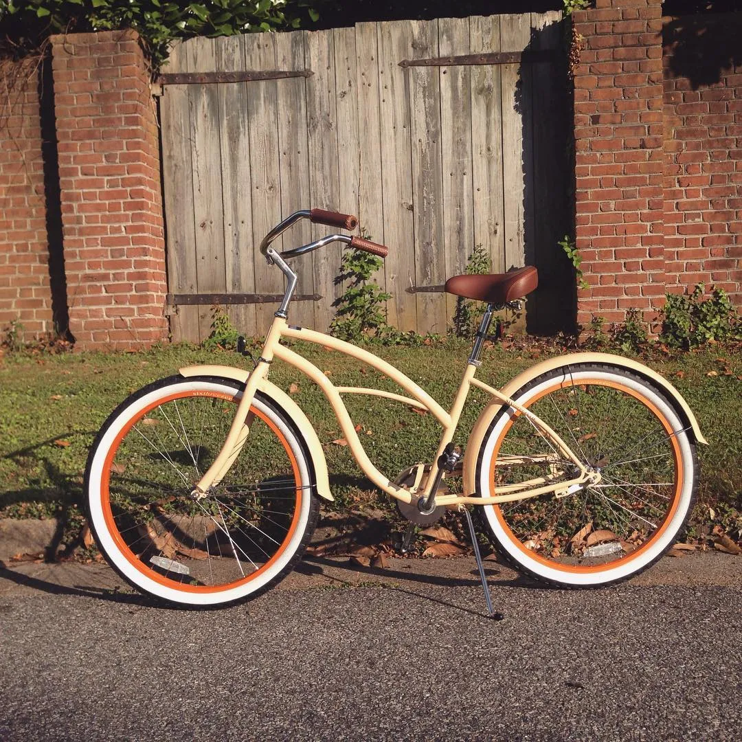 sixthreezero Serenity Women's 26" 3 Speed Beach Cruiser Bicycle