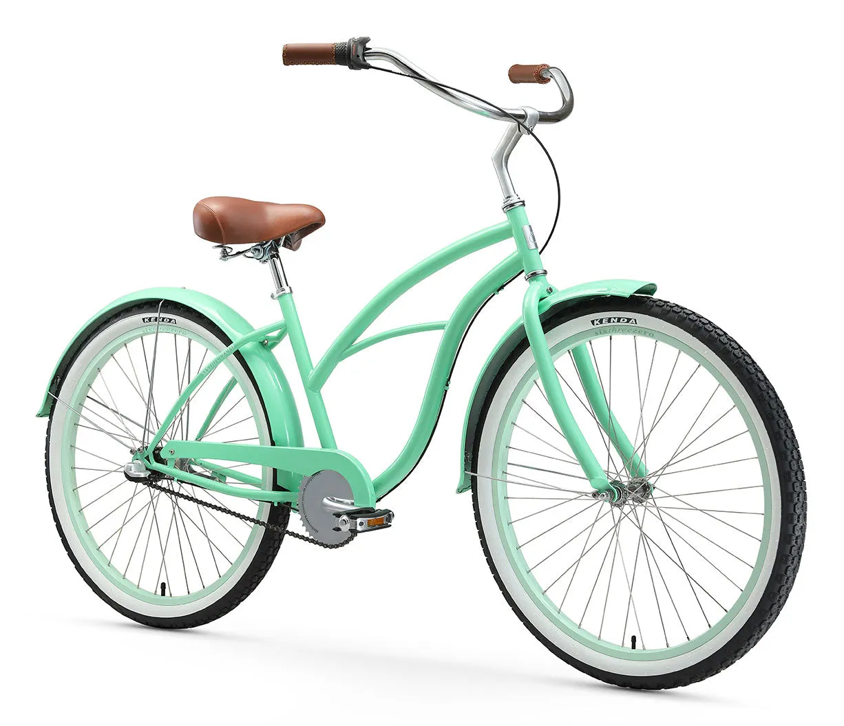 sixthreezero Serenity Women's 26" 3 Speed Beach Cruiser Bicycle