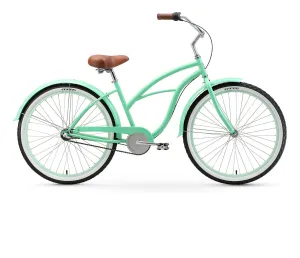 sixthreezero Serenity Women's 26" 3 Speed Beach Cruiser Bicycle