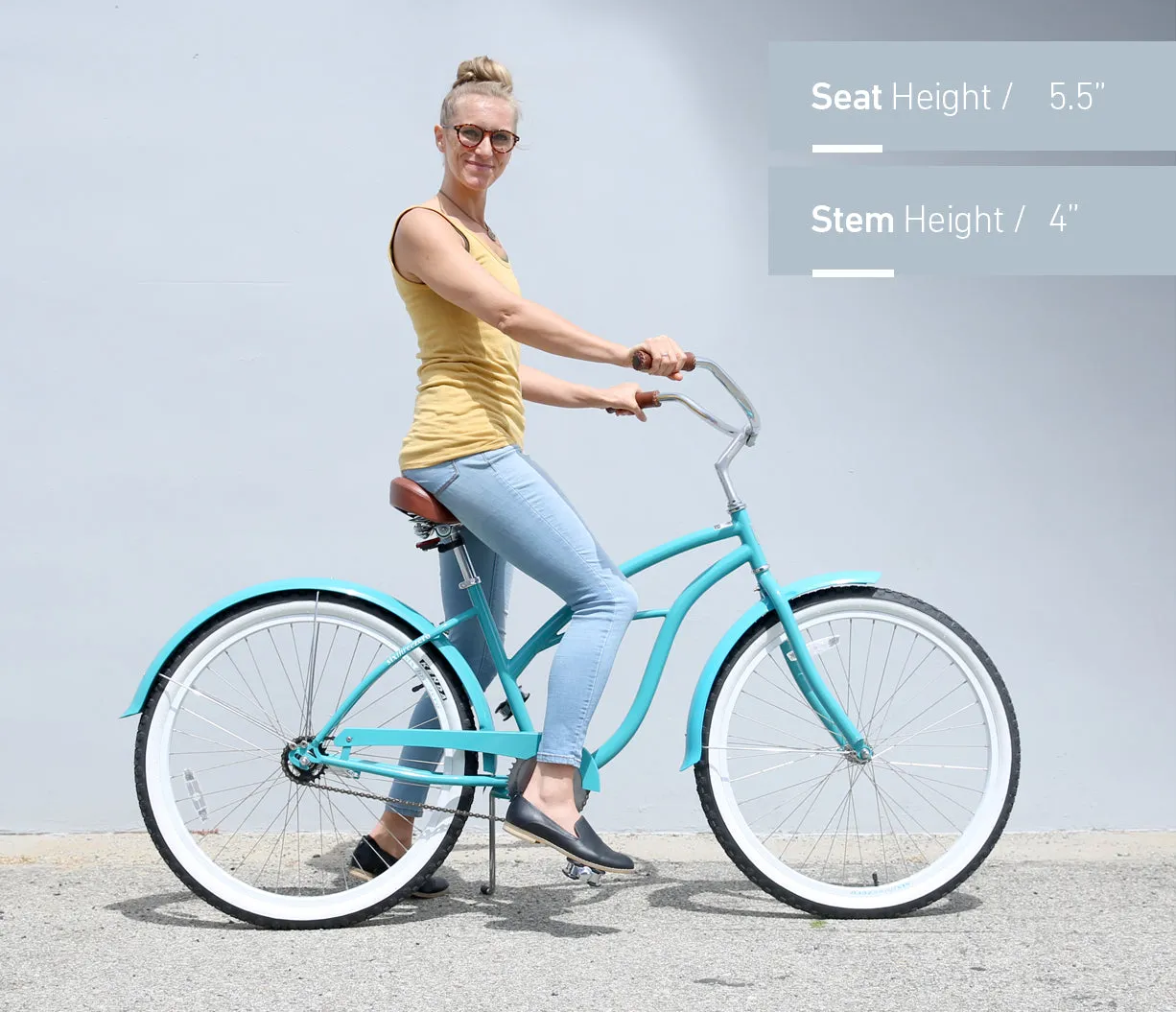 sixthreezero Serenity Women's 26" 3 Speed Beach Cruiser Bicycle