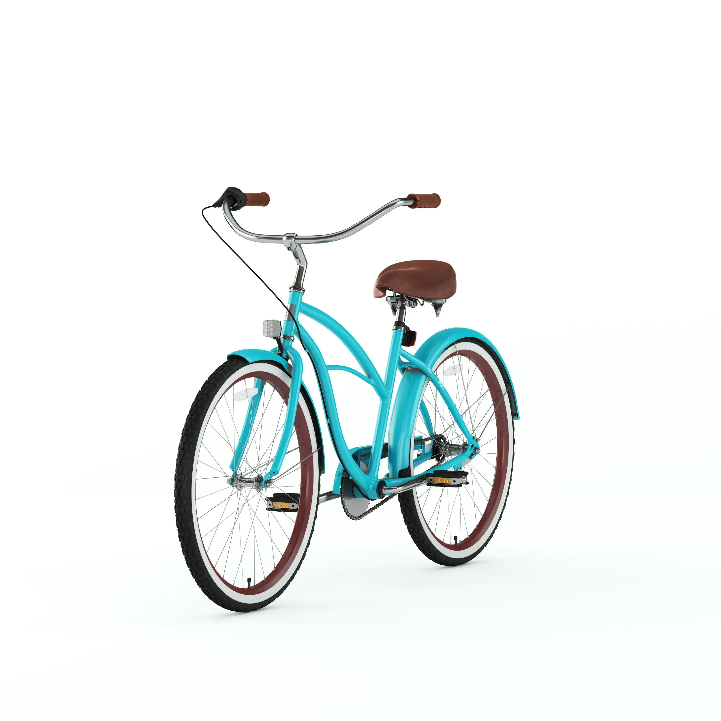 sixthreezero Teal 3 Speed Women's Beach Cruiser Bike