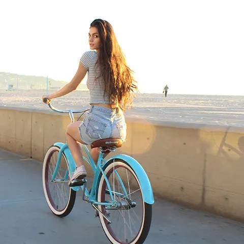 sixthreezero Teal 3 Speed Women's Beach Cruiser Bike