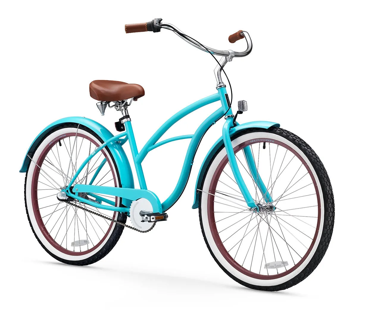 sixthreezero Teal 3 Speed Women's Beach Cruiser Bike