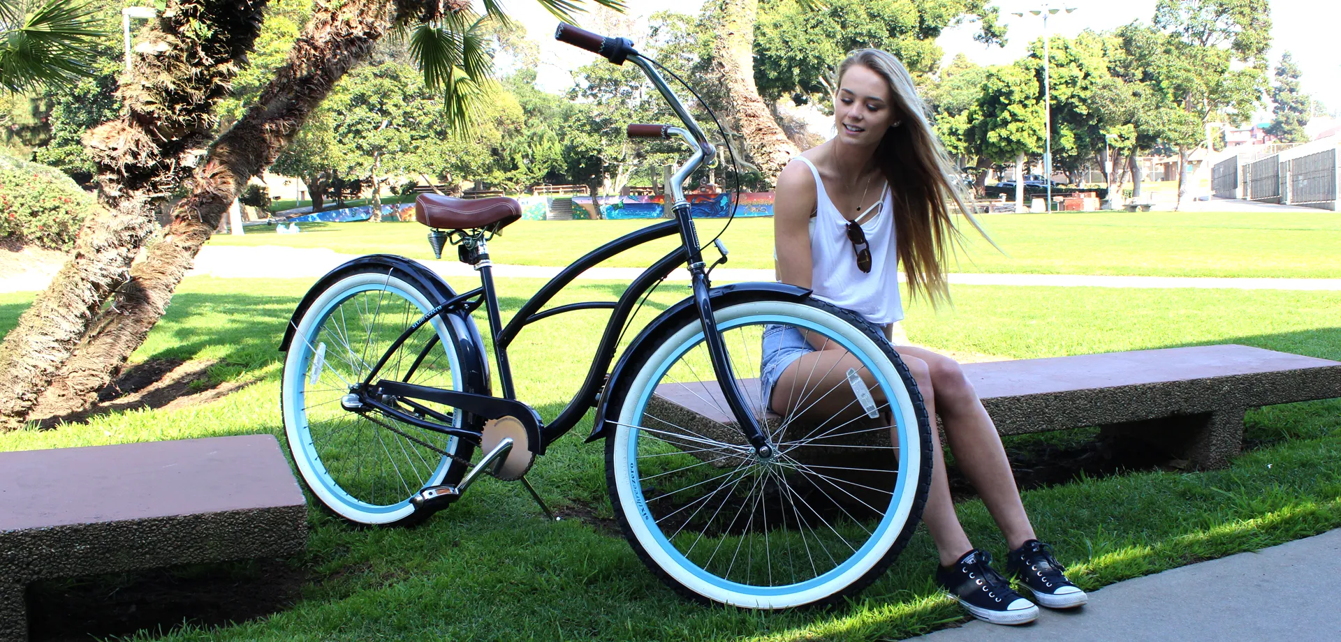 sixthreezero Teal 3 Speed Women's Beach Cruiser Bike