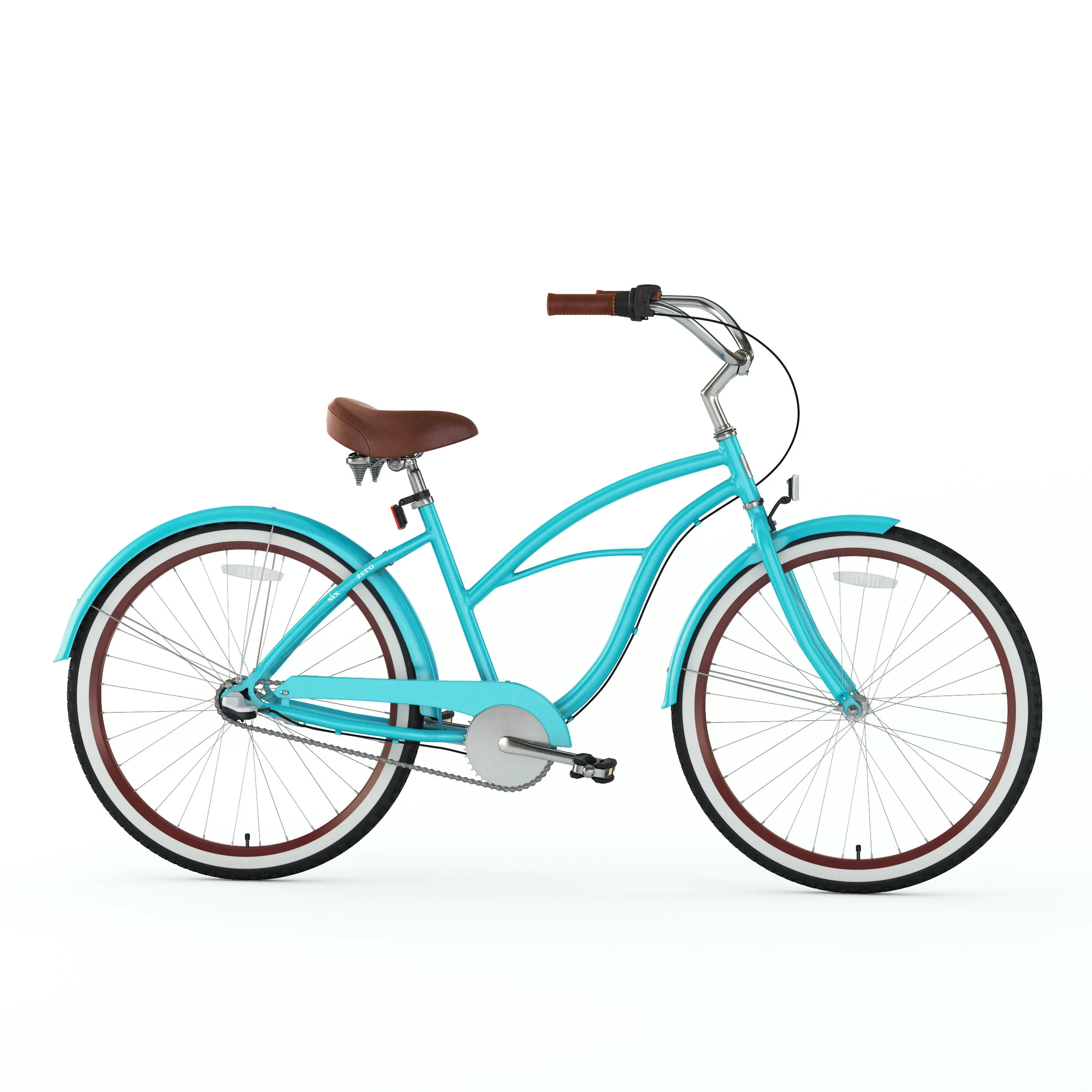 sixthreezero Teal 3 Speed Women's Beach Cruiser Bike