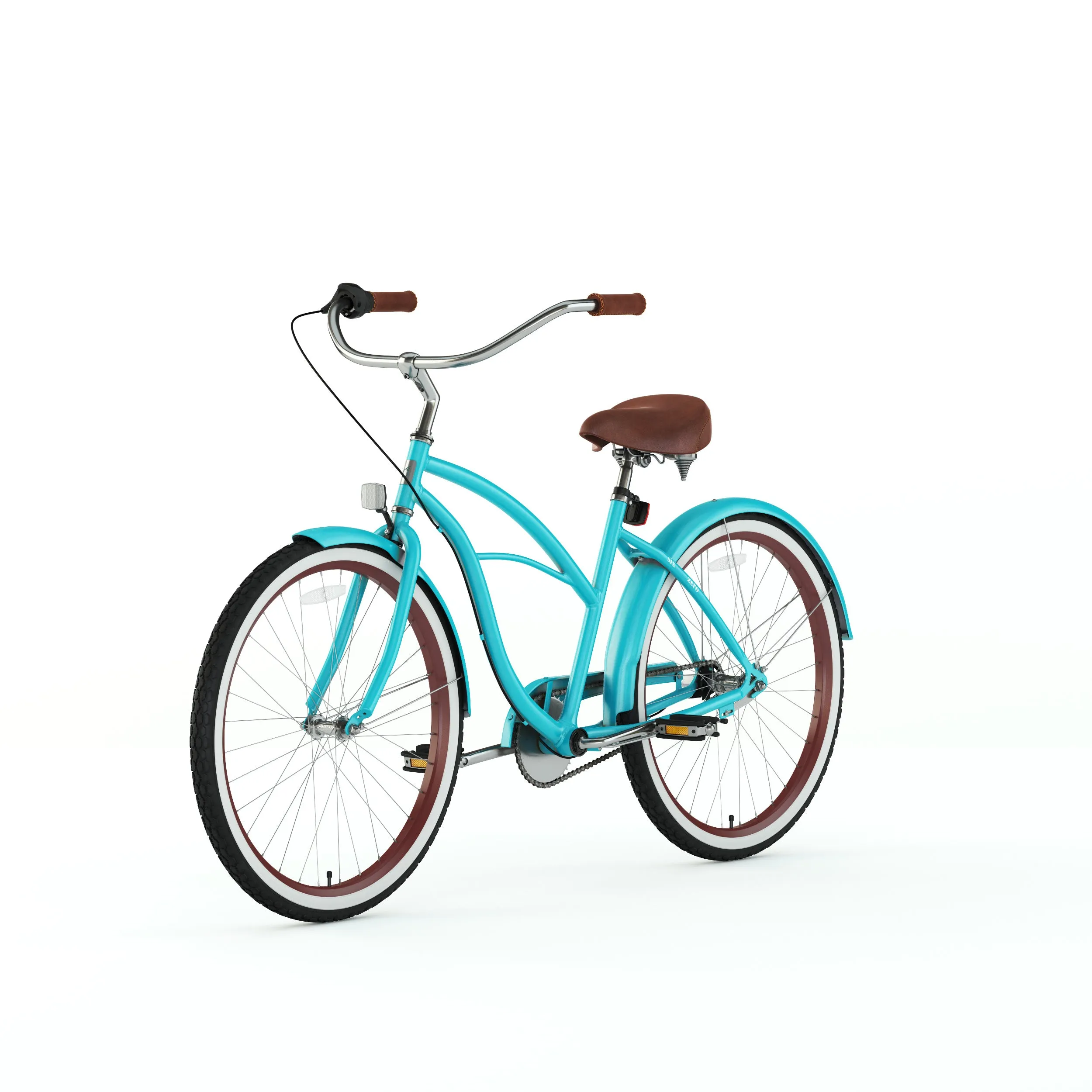 sixthreezero Teal 3 Speed Women's Beach Cruiser Bike