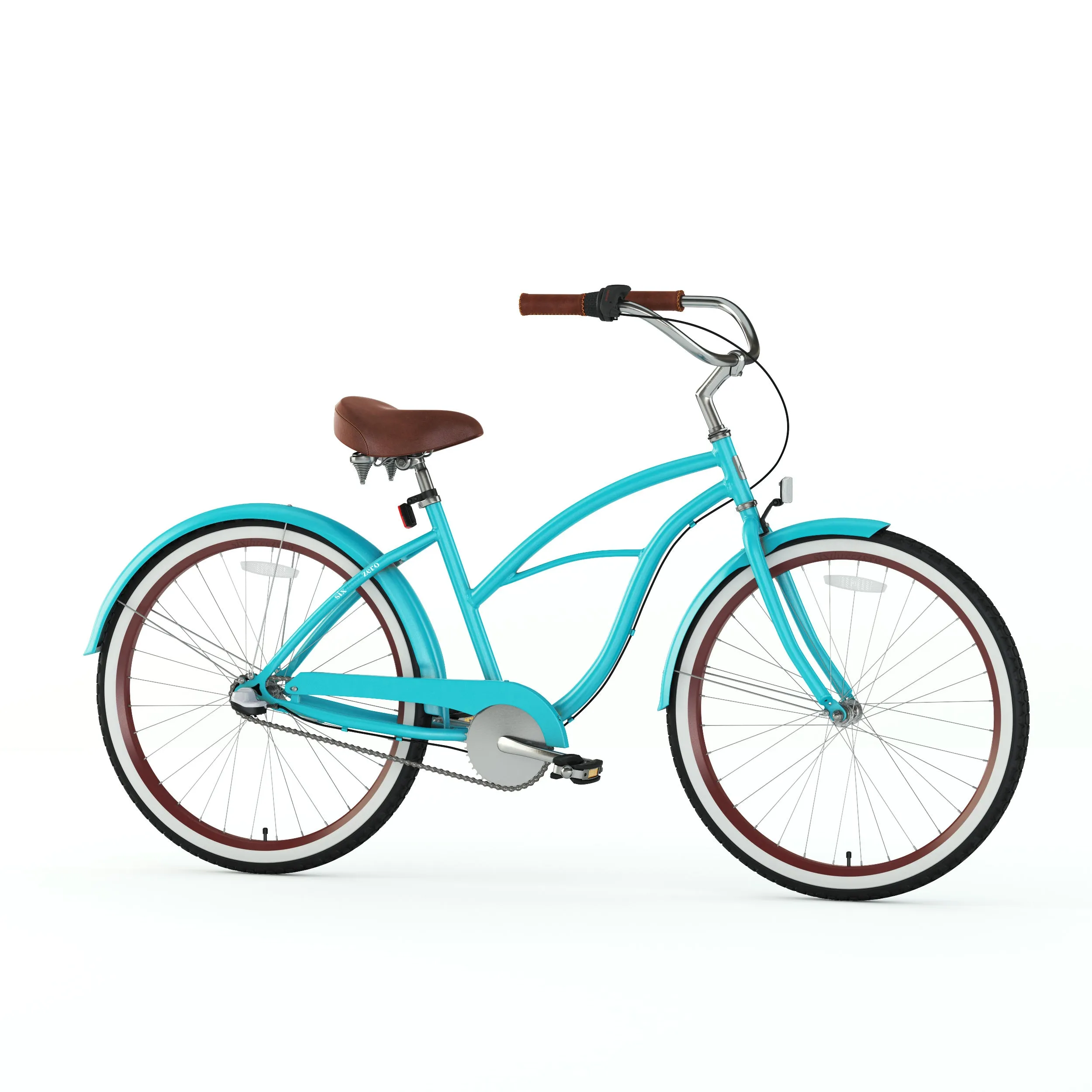 sixthreezero Teal 3 Speed Women's Beach Cruiser Bike