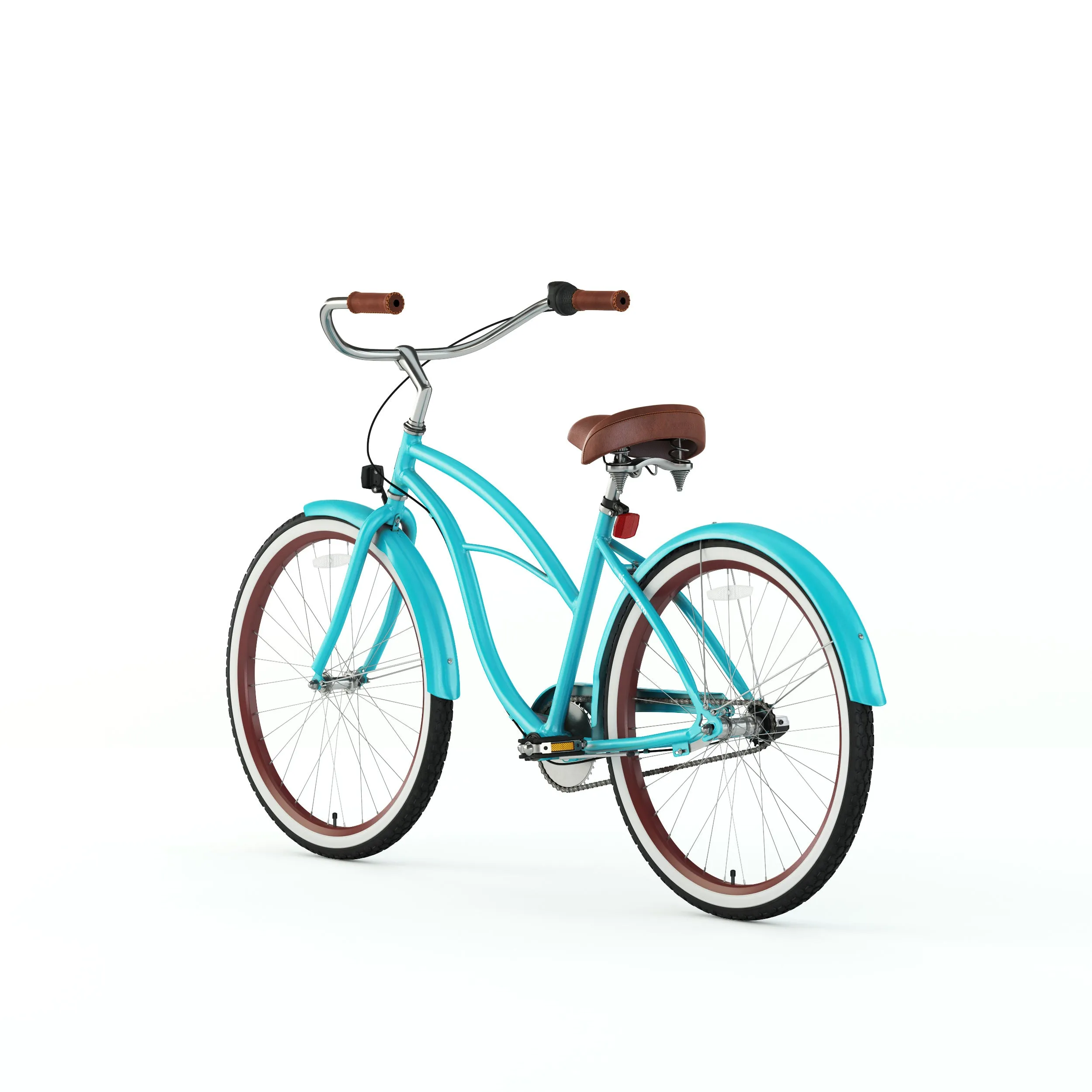 sixthreezero Teal 3 Speed Women's Beach Cruiser Bike