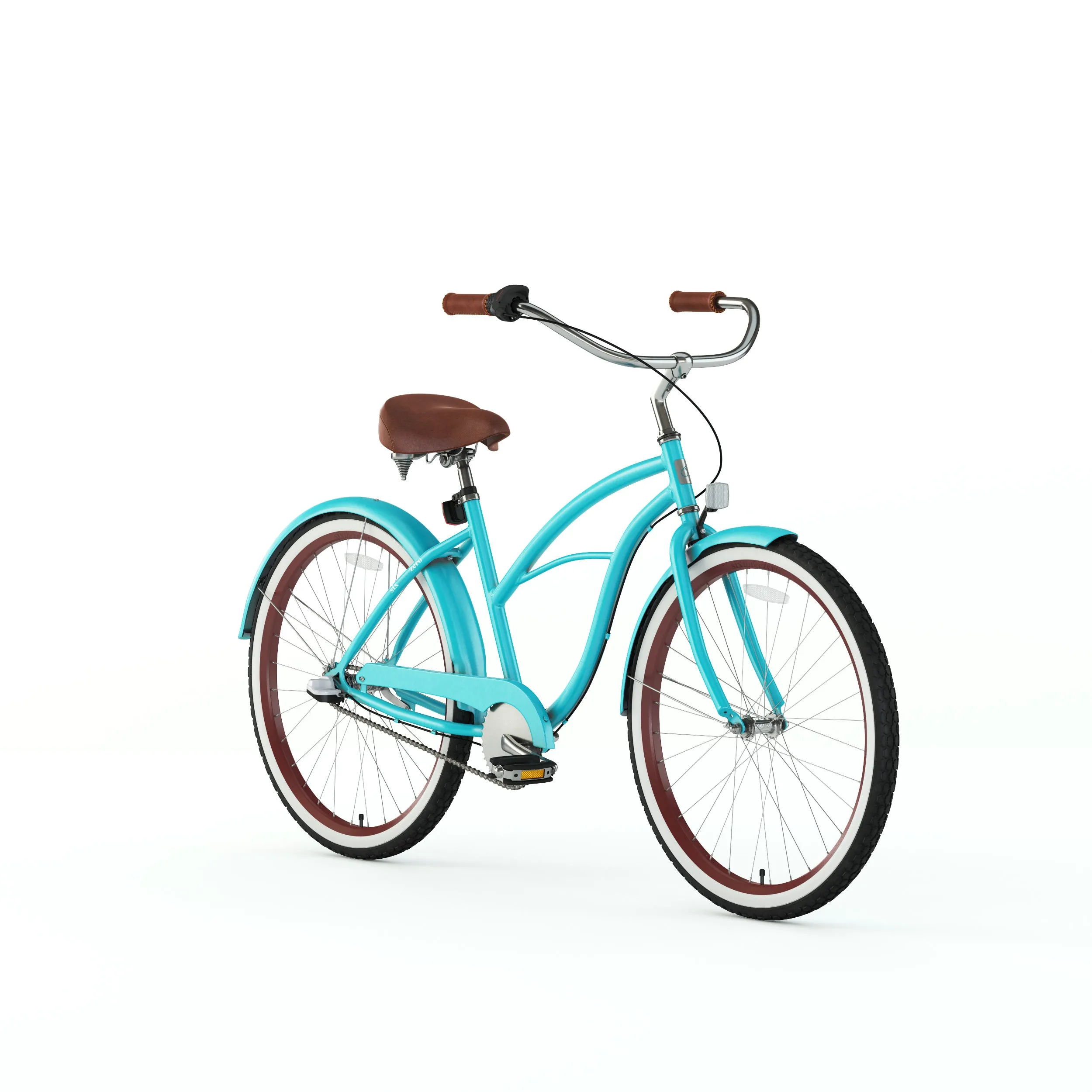 sixthreezero Teal 3 Speed Women's Beach Cruiser Bike