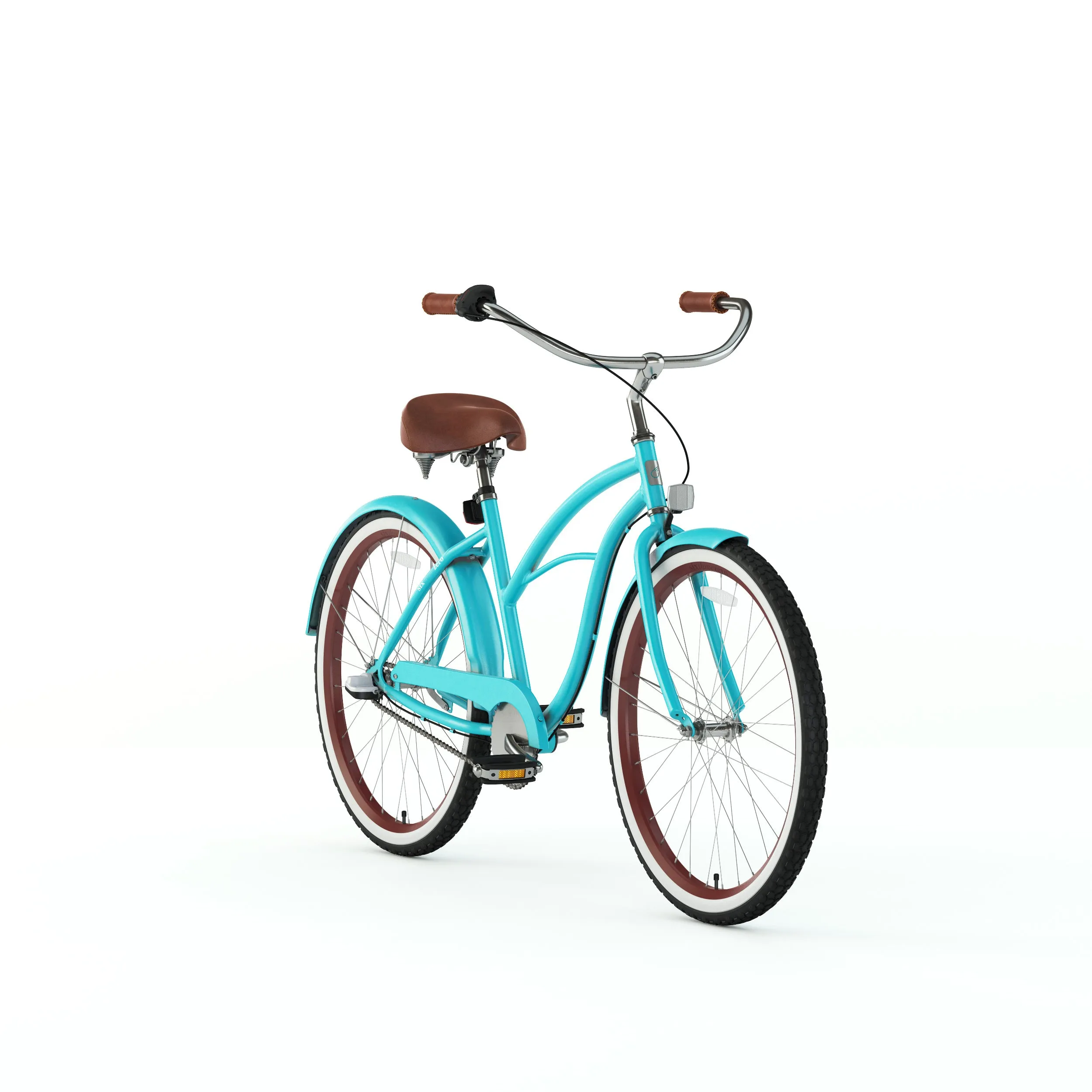 sixthreezero Teal 3 Speed Women's Beach Cruiser Bike