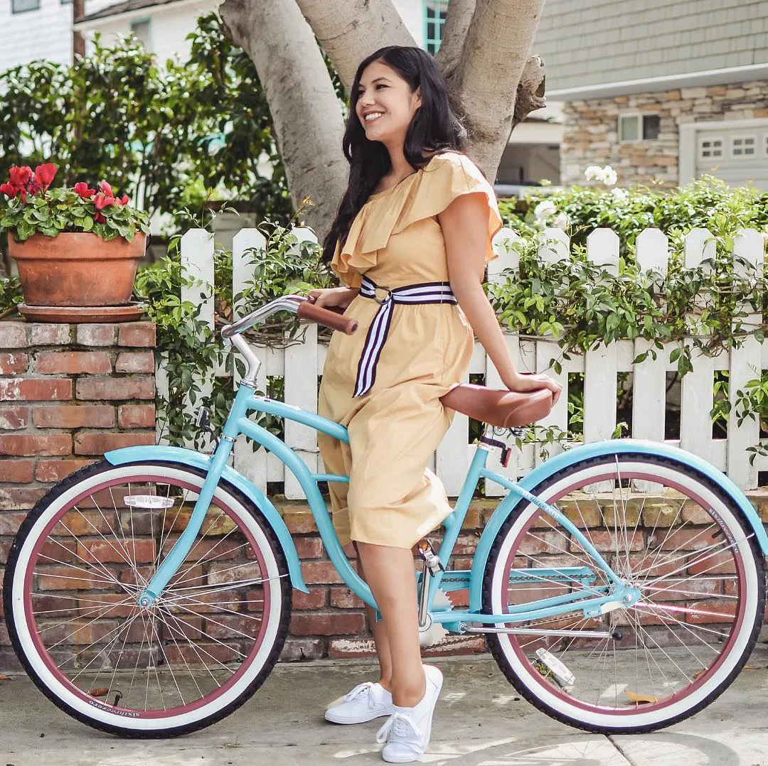 sixthreezero Teal 3 Speed Women's Beach Cruiser Bike