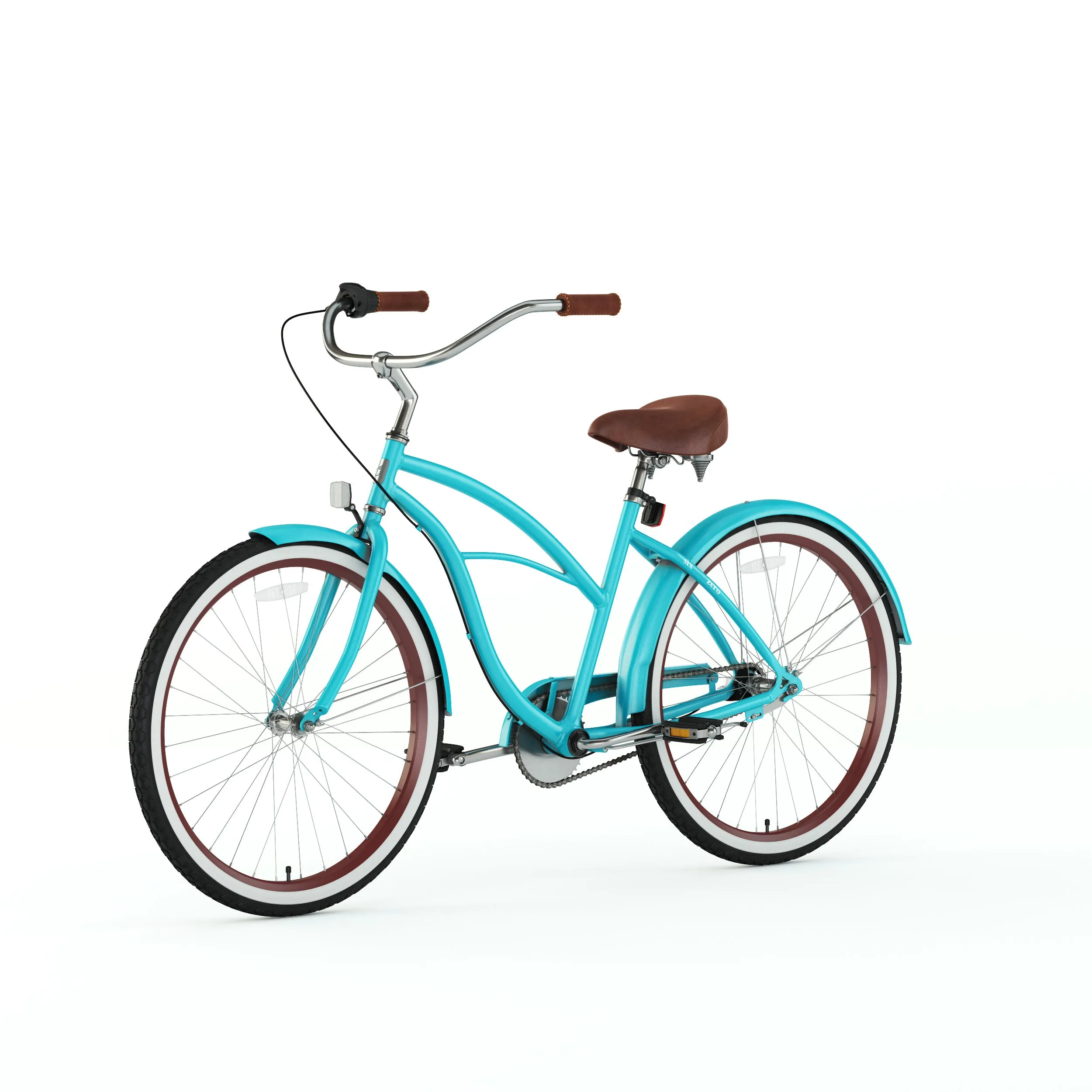 sixthreezero Teal 3 Speed Women's Beach Cruiser Bike