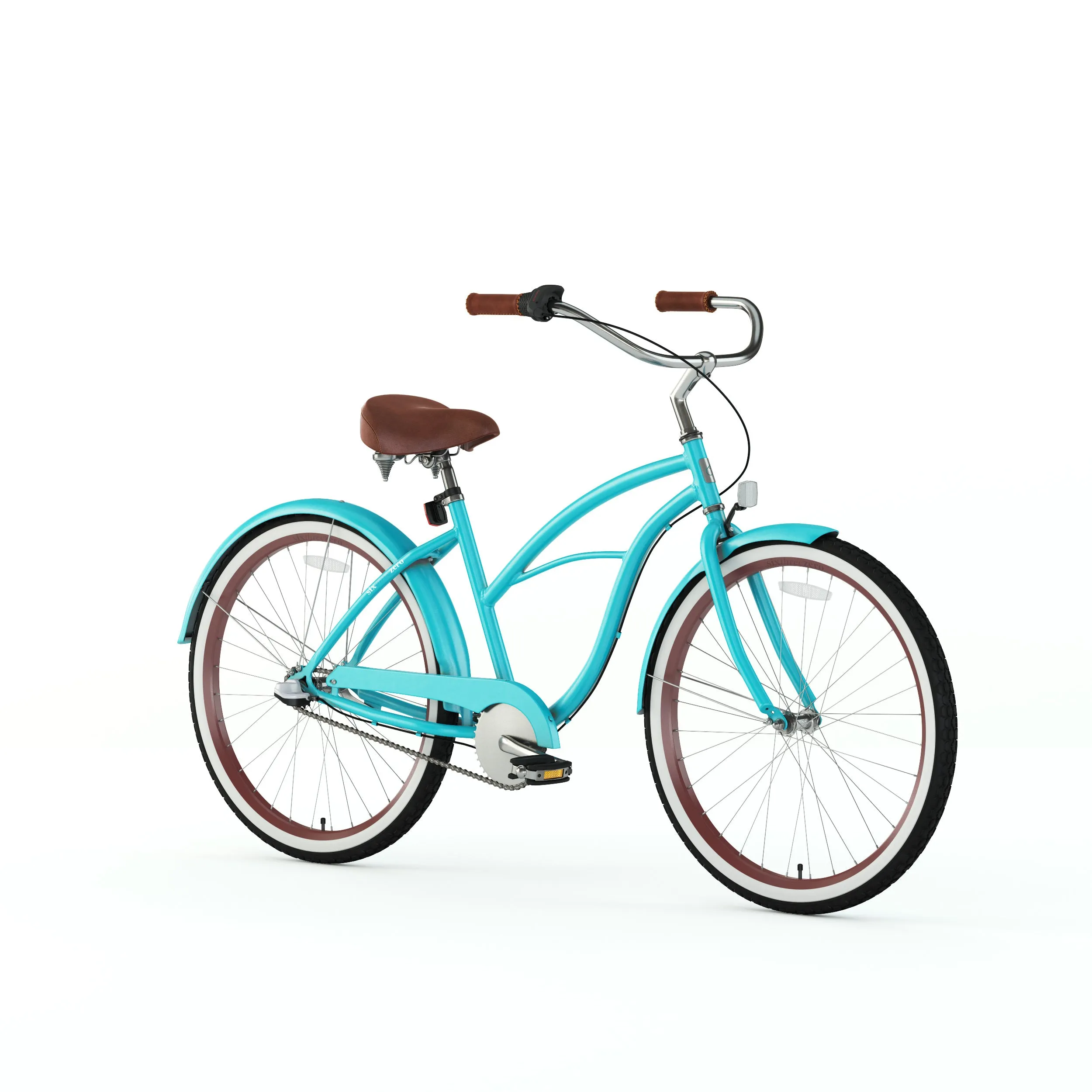 sixthreezero Teal 3 Speed Women's Beach Cruiser Bike