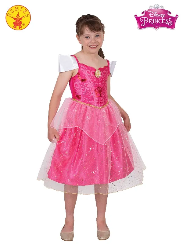 SLEEPING BEAUTY DELUXE SPARKLE COSTUME, CHILD