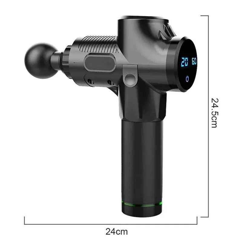 Smart Touch Screen Massage Gun High Frequency Body