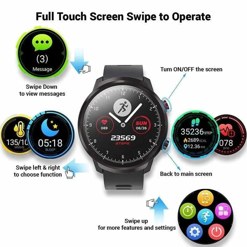 Smart Watch Waterproof Activity Tracker