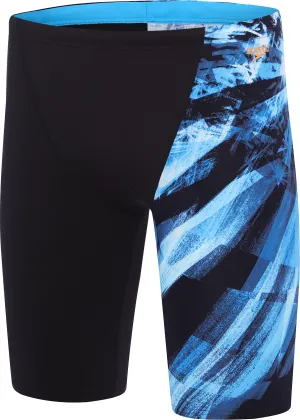 Speedo Mens Freeze Frame Jammer - Black/Blue