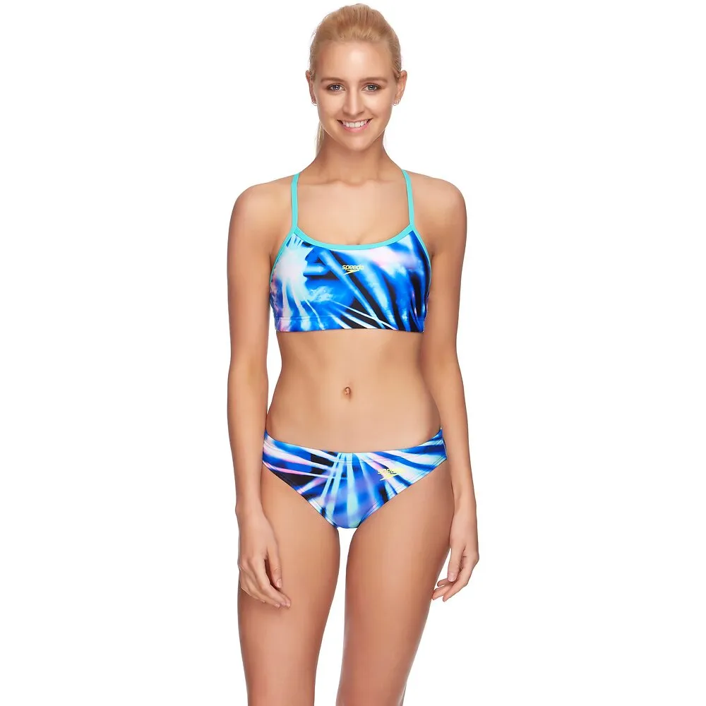 Speedo Womens Basic Swim Crop Top