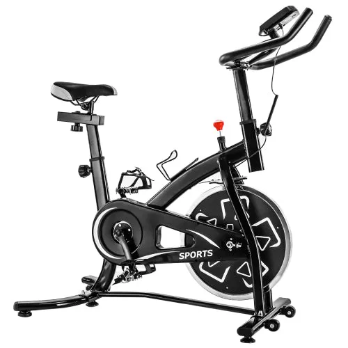 Stationary Professional Indoor Cycling Bike Exercise Bike Spin Bike S280 Trainer Exercise Bicycle(Black)